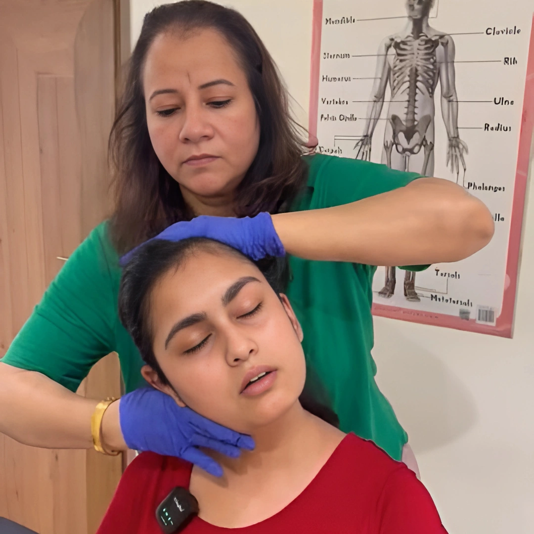 Care is directed at easing head pressure and balancing the nervous system to reduce dizziness and sensitivity.